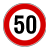 Limitazione velocità 50 Km/h