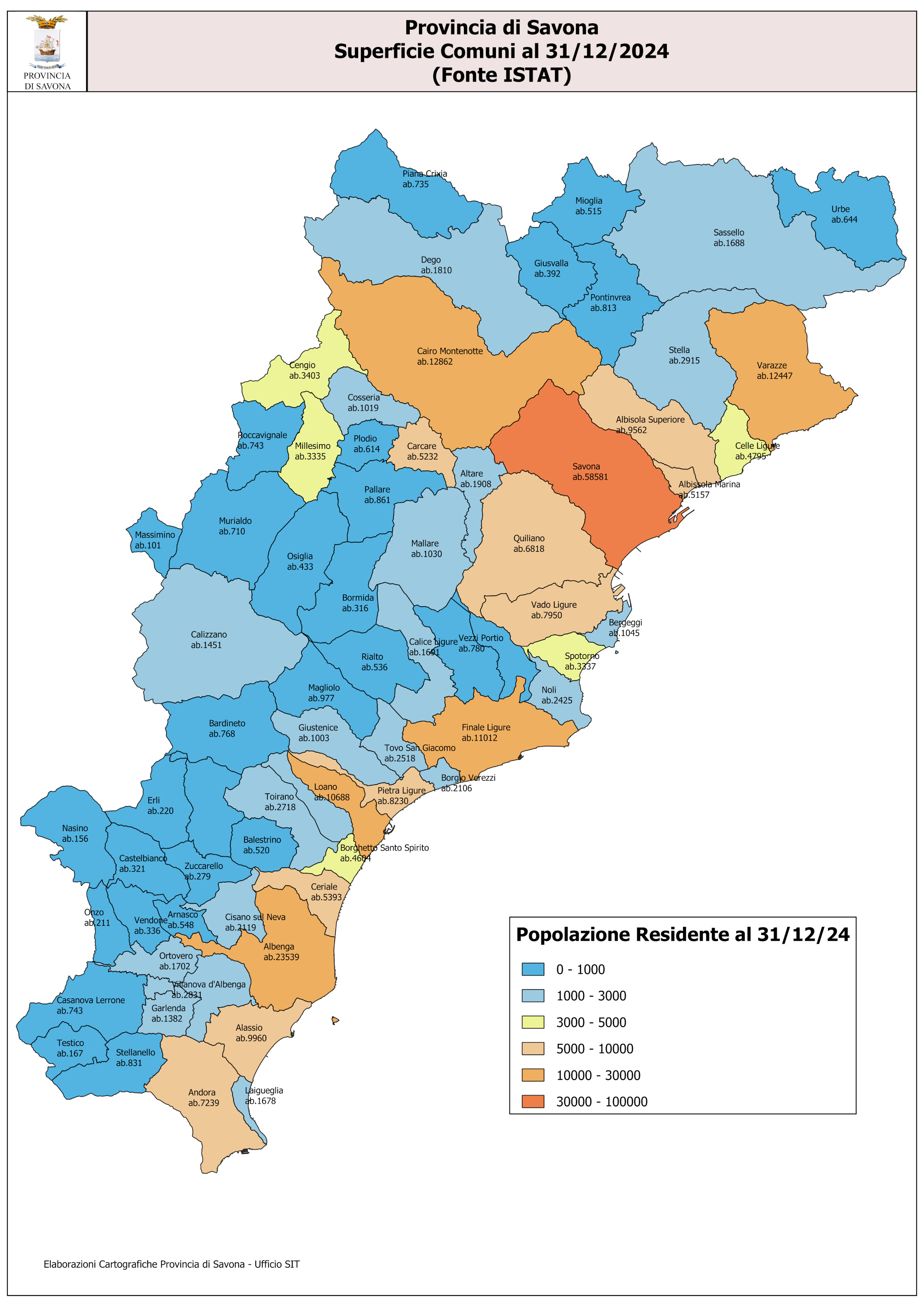 Mappa della popolazione