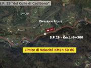 SP 29 - Comune di SAVONA - Km. 149+500