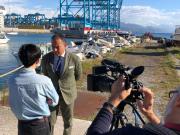 Intervista della China Central Television al Presidente della Provincia di Savona Pierangelo Olivieri
