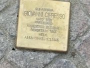 cerimonia di posa delle pietre d’inciampo presso la Casa Museo Sandro Pertini