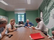 Sopralluogo della Provincia presso edificio scolastico "Arturo Issel"