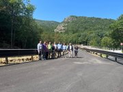 SP 31 "Urbe-Piampaludo-La Carta": inaugurazione del nuovo ponte in località Veirera