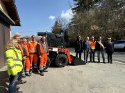 Inaugurazione mini pala gommata multifunzione 