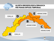 Allerta idrogeologica/idraulica per piogge diffuse/temporali Allerta idrogeologica/idraulica per piogge diffuse/temporali
