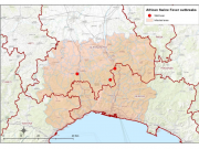 Comuni di Regione Piemonte e Liguria interessati dall'ordinanza ministeriale