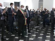 Il Presidente del Consiglio Mario Draghi a Genova - Immagini della diretta video trasmessa a cura di Ports of Genoa