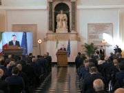 Il Presidente del Consiglio Mario Draghi a Genova - Immagini della diretta video trasmessa a cura di Ports of Genoa