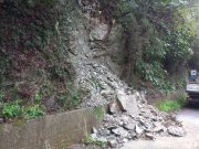 Movimento franoso su SP 8 Spotorno-Vezzi Portio-Finale Ligure Pia