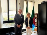 Primo incontro tra il Presidente della Provincia Pierangelo Olivieri e il nuovo Prefetto di Savona Dott.ssa Grazia La Fauci