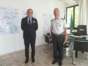 Provincia di Savona: incontro del Presidente Pierangelo Olivieri con il nuovo Comandante della Guardia di Finanza di Savona Colonnello Salvatore Salvo