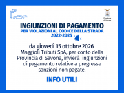 Ingiunzioni di pagamento per violazioni al Codice della strada 2022-2025: dal 15 ottobre in arrivo le notifiche tramite SEND