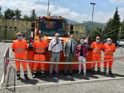 Patto per la Valbormida: presentazione nuovo automezzo polifunzionale per la manutenzione stradale