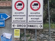 Orco Feglino, nuova segnaletica
