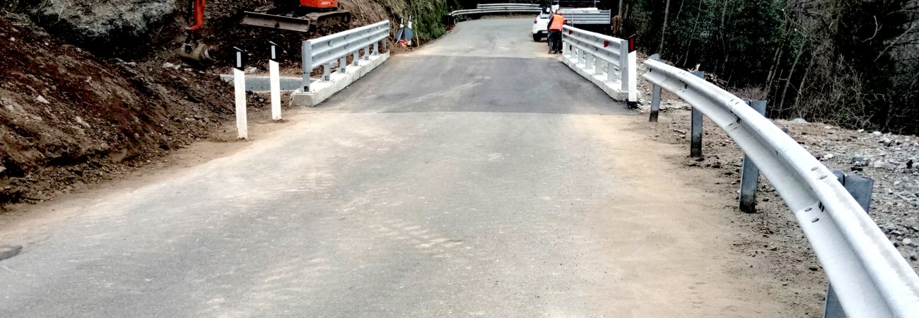 SP 542, terminati i lavori di messa in sicurezza sul ponte al Km22+030 SP 542, terminati i lavori di messa in sicurezza sul ponte al Km22+030