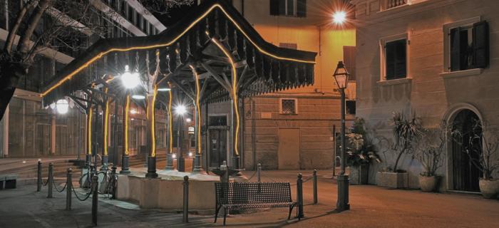 I vecchi treuggi (lavatoi) in calata, Porto di Savona (Ph: Franco Galatolo)