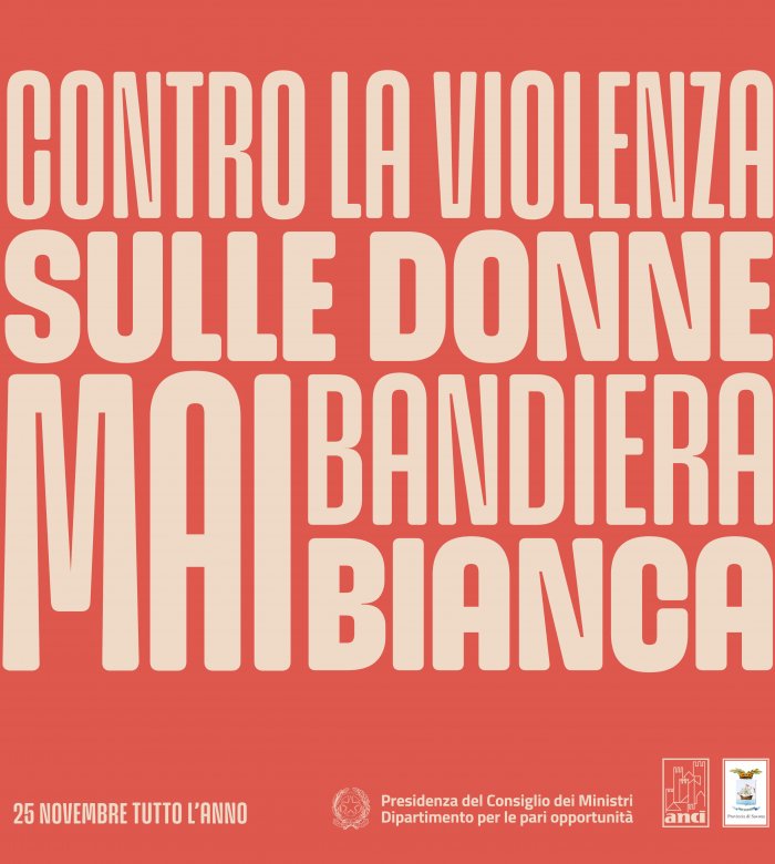 Contro la violenza sulle donne Mai Bandiera Bianca