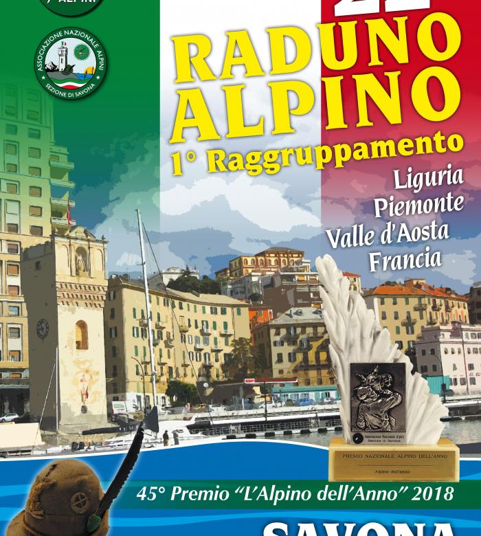 A Savona il 22° Raduno Alpino 1° Raggruppamento dal 4 al 6 ottobre 2019