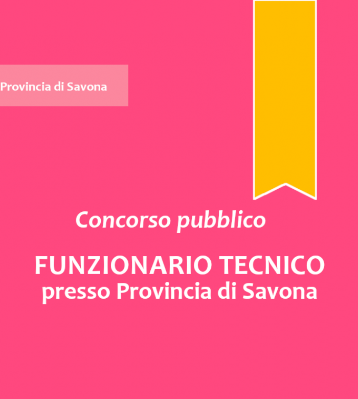 Concorso n. 2 "Funzionari Tecnici"