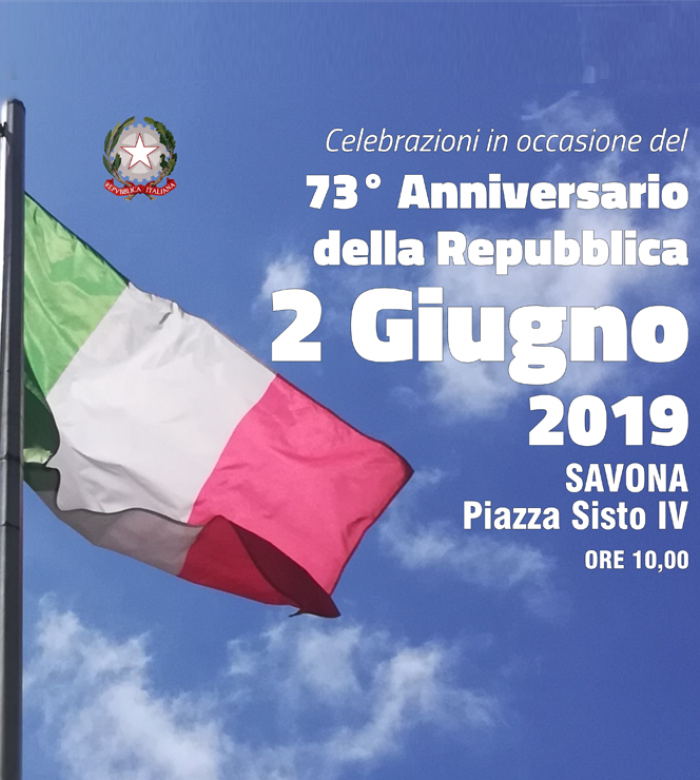 Celebrazioni in occasione del 73° Anniversario della Repubblica Italiana