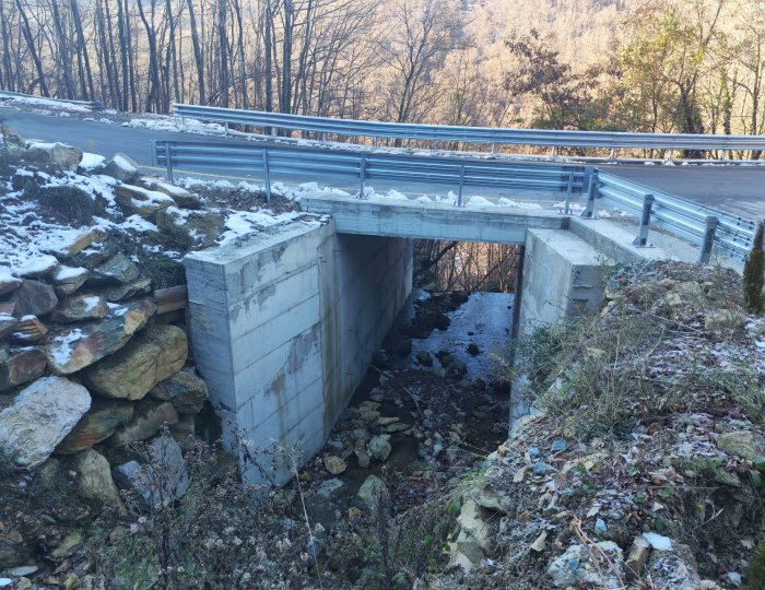 Lavori di adeguamento idraulico e ricostruzione del ponte lungo la SP 40 per 330 mila euro