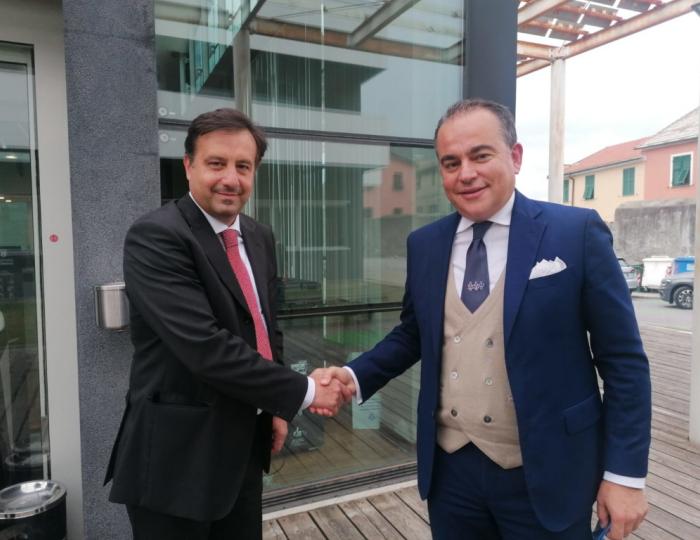 Il Presidente della Provincia di Savona, Pierangelo Olivieri, e il Sindaco di Savona, Marco Russo Il Presidente della Provincia di Savona, Pierangelo Olivieri, e il Sindaco di Savona, Marco Russo