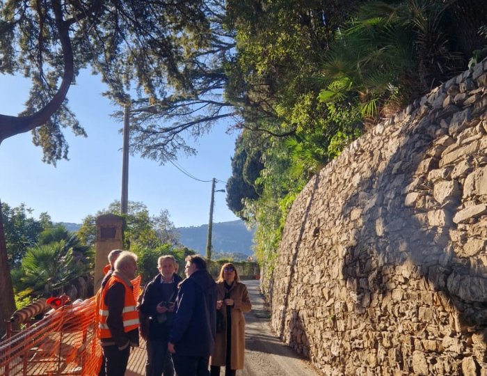 SP 18 "Alassio-Testico" sopralluogo tecnico