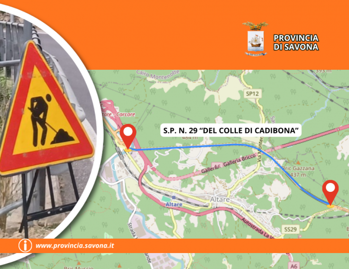 S.P. n. 29 “del Colle di Cadibona”