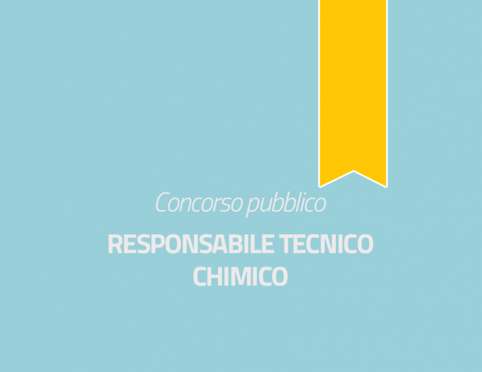 Responsabile Tecnico - Chimico - Cat. D Responsabile Tecnico - Chimico - Cat. D