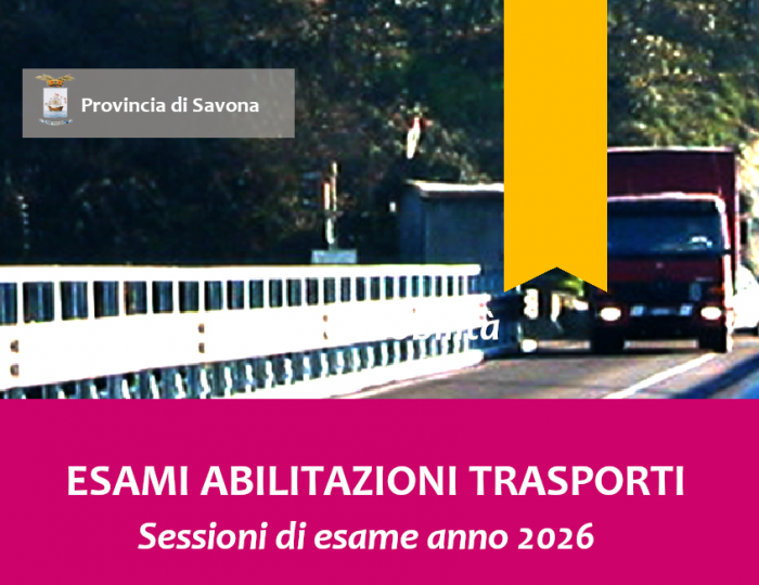 Bando per il conseguimento dell'idoneità professionale all'esercizio dell'attività di consulenza per la circolazione dei mezzi di trasporto - Sessione di esame anno 2026