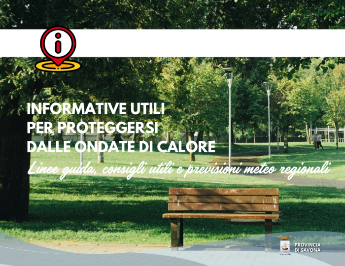 Informative utili dedicate alle ondate di calore