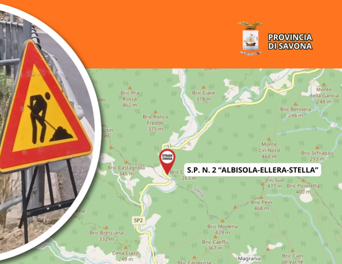 S.P. n. 2 “Albisola-Ellera-Stella”