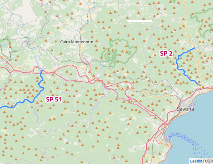 Sospensione temporanea del transito veicolare sulle S.P.2 e S.P.51 Sospensione temporanea del transito veicolare sulle S.P.2 e S.P.51