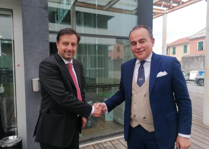 Il Presidente della Provincia di Savona, Pierangelo Olivieri, e il Sindaco di Savona, Marco Russo Il Presidente della Provincia di Savona, Pierangelo Olivieri, e il Sindaco di Savona, Marco Russo
