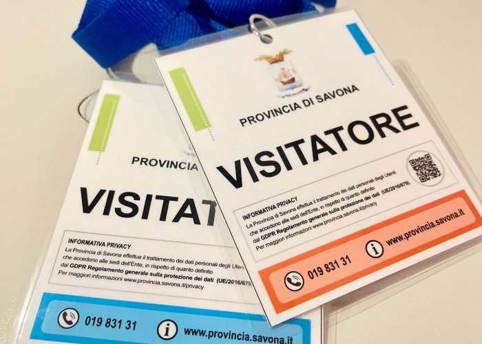 Badge visitatori