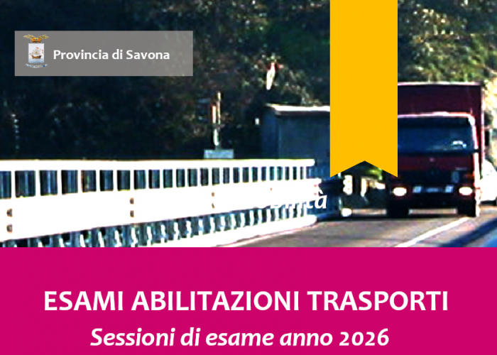 Bando per il conseguimento dell'idoneità professionale all'esercizio dell'attività di consulenza per la circolazione dei mezzi di trasporto - Sessione di esame anno 2026