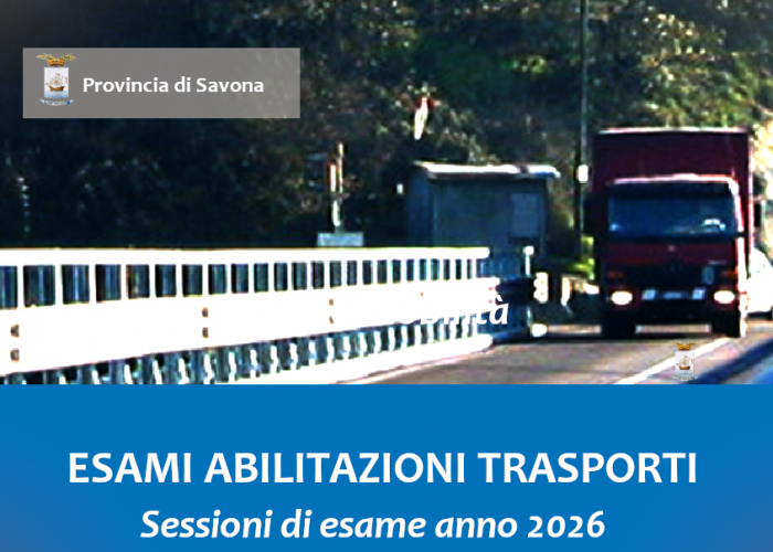 Bando per il conseguimento dell'idoneità professionale di trasportatore su strada di cose per conto terzi e di persone - Sessione di esame anno 2026
