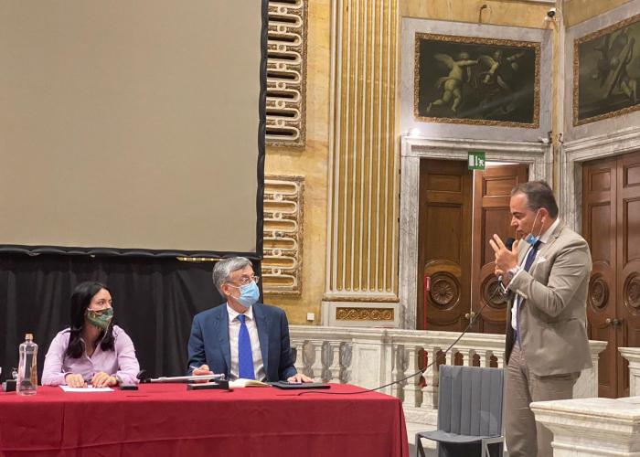 Tavolo regionale di coordinamento per l'avvio dell'anno scolastico 2020/2021. Incontro con il Ministro dell'Istruzione Azzolina Tavolo regionale di coordinamento per l'avvio dell'anno scolastico 2020/2021. Incontro con il Ministro dell'Istruzione Azzolina