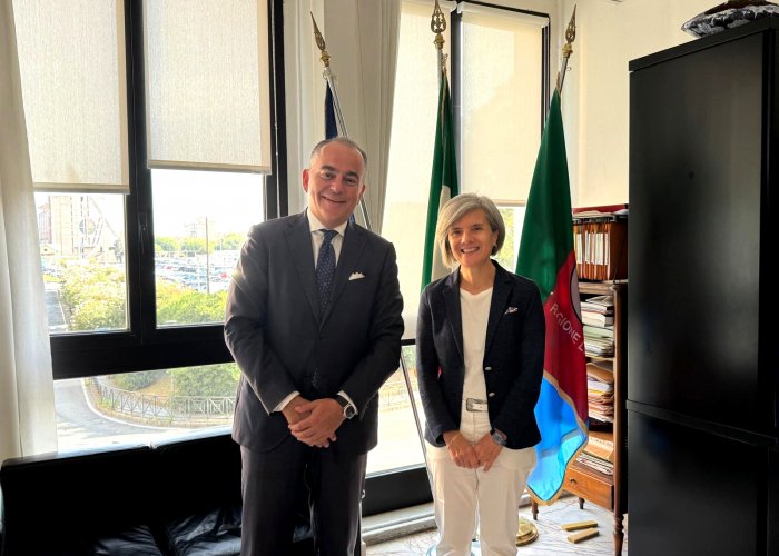 Primo incontro tra il Presidente della Provincia Pierangelo Olivieri e il nuovo Prefetto di Savona Dott.ssa Grazia La Fauci