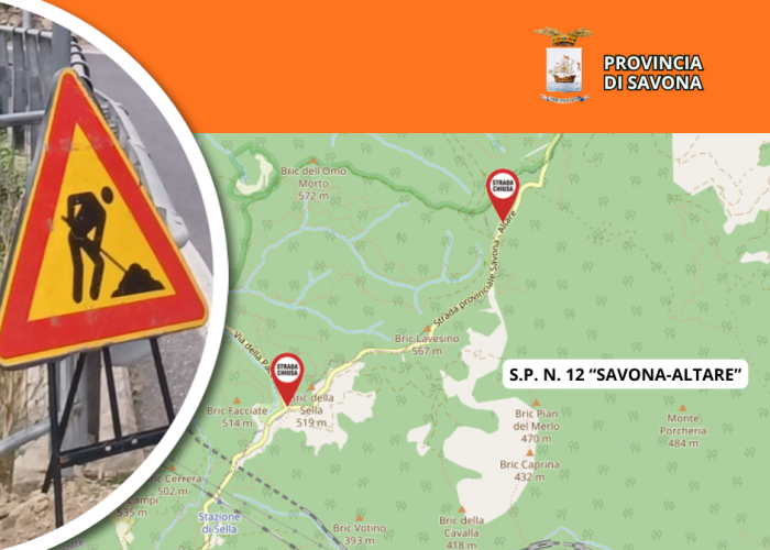 S.P. n. 12 “Savona-Altare”