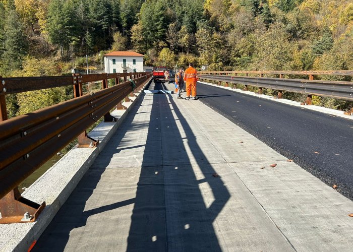 S.P. 51 "Bormida di Millesimo" lavori sul ponte S.P. 51 "Bormida di Millesimo" lavori sul ponte