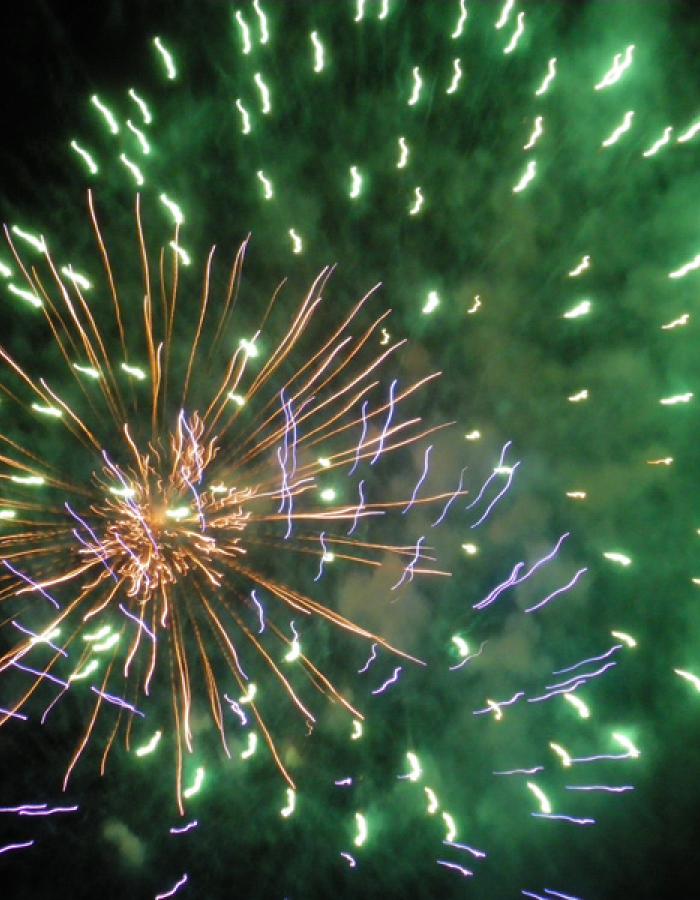 Fuochi a Savona (Ph: Franco Chiara)