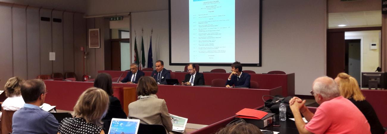 Palazzo Nervi, Progetto ElenaPROSPER, intervento del Presidente Olivieri Palazzo Nervi, Progetto ElenaPROSPER, intervento del Presidente Olivieri