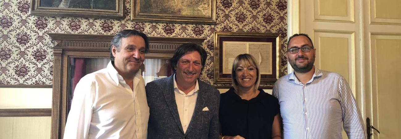 Alassio, Vicesindaco Angelo Galtieri, Vicepresidente Francesco Bonasera, Sssessori Franca Gianotta e Fabio Macheda Alassio, Vicesindaco Angelo Galtieri, Vicepresidente Francesco Bonasera, Sssessori Franca Gianotta e Fabio Macheda