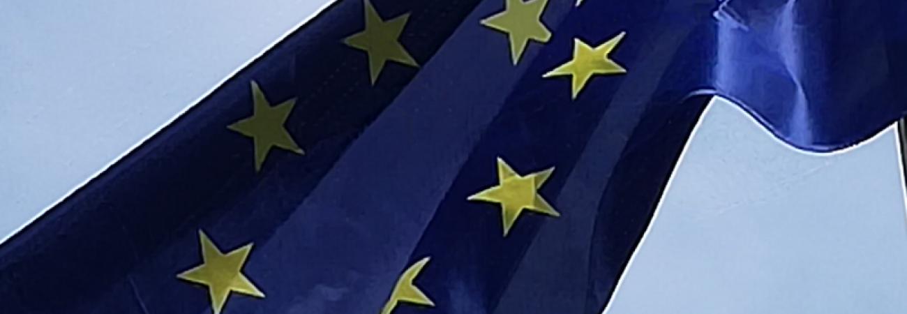 Bandiera Europa (ph: Provincia di Savona) Bandiera Europa (ph: Provincia di Savona)