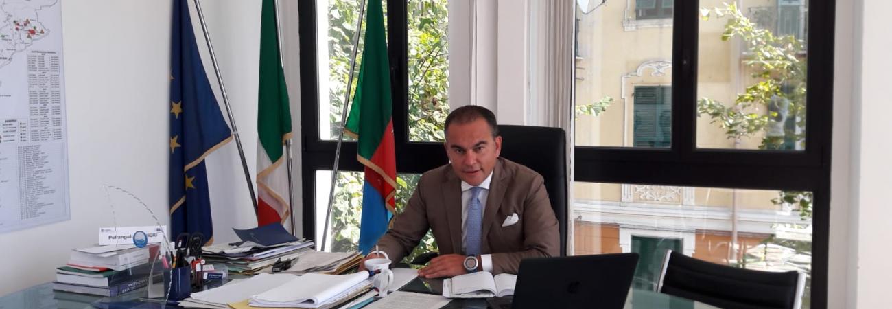 Presidente Olivieri (Ph: Provincia di Savona) Presidente Olivieri (Ph: Provincia di Savona)