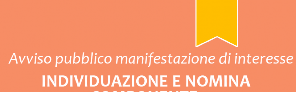 Avviso pubblico per la manifestazione di interesse per l’individuazione e la nomina a componente della Commissione relativa all’avviso di concorso per esami, per l’assunzione a tempo pieno e indeterminato di n. 1 posto di “Dirigente Tecnico”