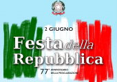 2 giugno "Festa della Repubblica" - 77° anniversario della proclamazione