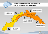Allerta idrogeologica/idraulica per piogge diffuse/temporali
