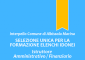 Interpello Comune di Albissola Marina 